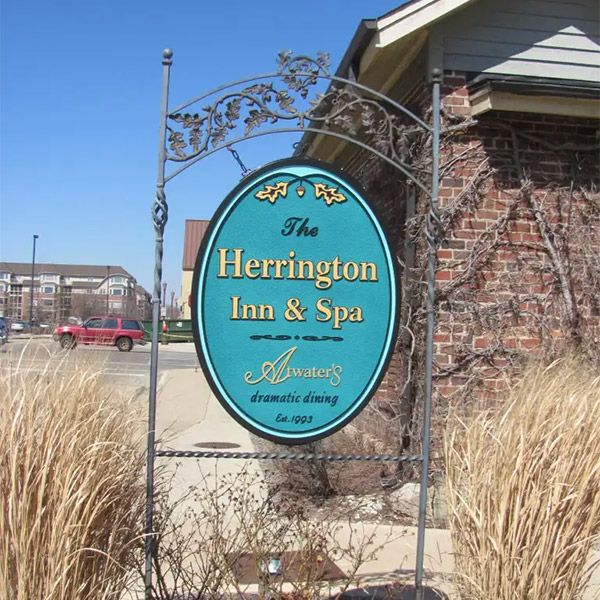 Herrington Spa Sign in the Fox Valley and Greater Chicagoland area